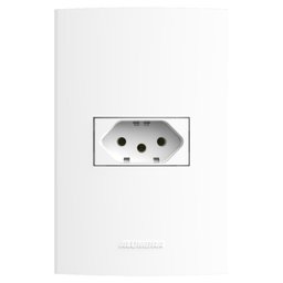 Conjunto 1 Tomada 2P+T 10A 250V~ com Placa 4x2 Inova Pro Alumbra - 1