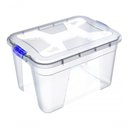 Ver imagem 1 de Caixa Organizadora Multiuso Transparente 56 Litros