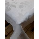 Ver imagem 1 de toalha de mesa retangular tecido jacquard cinza 1,40x2,00