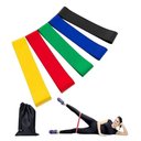 Ver imagem 5 de Mini Band Kit 5 Faixas Elásticas Exercícios de Resitência