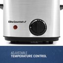 Ver imagem 6 de Elite Gourmet Edf1550x Fritadeira Elétrica 1,5qt sem Óleo Preto