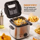 Ver imagem 3 de Elite Gourmet Edf1550x Fritadeira Elétrica 1,5qt sem Óleo Preto