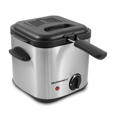 Elite Gourmet Edf1550x Fritadeira Elétrica 1,5qt sem Óleo Preto