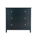 Ver imagem 3 de Cômoda Ditália 3 Gavetas Dm-219 Preto