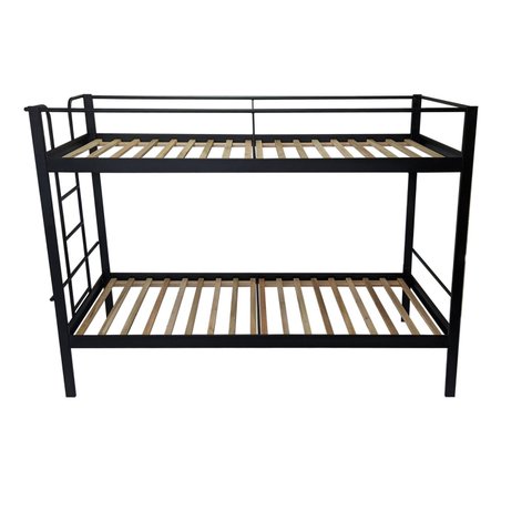 Conjunto para Quarto 1 Beliche e 1 Escrivaninha 135x75cm Preto/Fosco