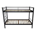 Ver imagem 1 de Conjunto para Quarto 1 Beliche e 1 Escrivaninha 135x75cm Preto/Fosco