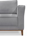 Ver mais imagens de Sofa Balli 2 Lugares 170cm Pes Madeira Linho 221 Cinza Ezz