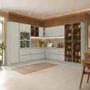 Ver imagem 1 de Cozinha Modulada Composição Fineze 12 Peças Areia – Henn