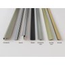 Perfil Junção T Dourada Moldura Aluminio Piso Vinilico Laminado 2mt + Base - 2