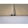 Perfil Junção T Dourada Moldura Aluminio Piso Vinilico Laminado 2mt + Base - 1