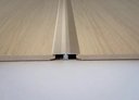 Ver imagem 1 de Perfil Junção T Dourada Moldura Aluminio Piso Vinilico Laminado 2mt + Base