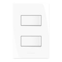 Ver imagem 1 de Conjunto 2 Interruptores Simples 10A 250V Placa 4x2 Inova Pro Alumbra