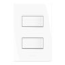 Conjunto 2 Interruptores Simples 10A 250V Placa 4x2 Inova Pro Alumbra - 1