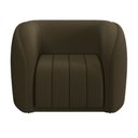Ver imagem 5 de Poltrona Decorativa para Sala 112cm Meris M22 Veludo Marrom - Mpozenato