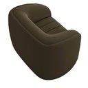 Ver imagem 7 de Poltrona Decorativa para Sala 112cm Meris M22 Veludo Marrom - Mpozenato