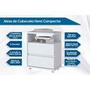 Ver imagem 3 de Mesa Cabeceira Campeche C/ 2 Gavetas Branco - Henn