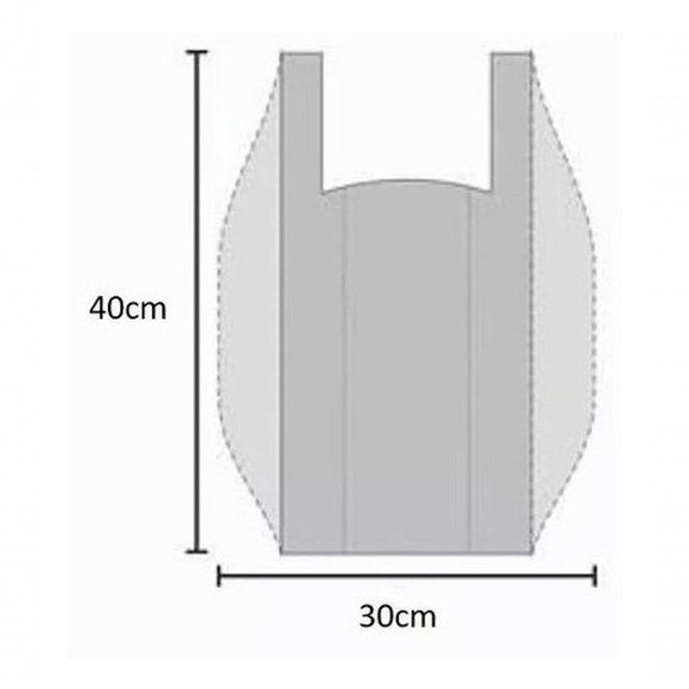 Sacola Plástica Reciclada Reforçada 5kg da 45x60 - 4