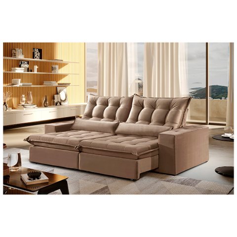 Sofá Venus 2 Lugares Retrátil e Reclinável 2,00M Zara