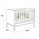 Ver imagem 3 de Jogo de Quarto Classic Elfe Sapateira Branco Fosco com Savana - Moveisaqui