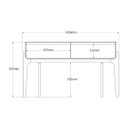 Ver imagem 3 de Aparador de Sala de Jantar Lion 2 Gavetas - Lukaliam Móveis