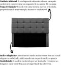 Ver imagem 7 de Cabeceira Estofada Cama Box Casal 140 Cm Bianca Suede:cinza