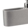 Dispenser Porta Detergente e Esponja em Cerâmica Cinza - 2