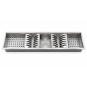 Ver imagem 1 de Canal Organizador Inox 201 90x18,5x14 cm Gyc-9018 - Levo Levo Inox