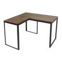 Ver mais imagens de Conjunto para Quarto 1 Beliche e 1 Escrivaninha em L 105x105cm Preto/Fosco