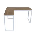 Ver imagem 7 de Conjunto para Quarto 1 Beliche e 1 Escrivaninha em L 135x135cm Branco