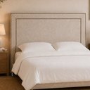 Ver imagem 1 de Cabeceira para Cama Box Casal 140cm Line Linho Bege - Sallar Home