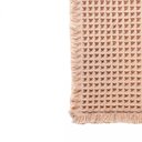 Ver imagem 5 de Tapete para Banheiro 40x60cm Antiderrapante Texturizado Lyor Waffle Chenille Bege