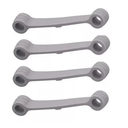 Ver imagem 1 de Kit 4 Peças Tirantes Borrachas Branca Brastemp e Consul