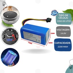 Bateria Aspirador Robô Oster Oasp301/302/303 Philco Pas09/16 - 2