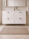 Ver imagem 1 de Gabinete para Banheiro com Tampo 120cm Retro MDF Branco Milano - On Móveis