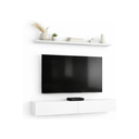 Ver imagem 1 de Rack Bancada Prateleira C/02 Portas 183cm Argon Branco Maderatto Móveis