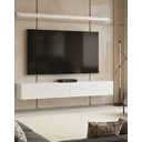 Ver imagem 3 de Rack Bancada Prateleira C/02 Portas 183cm Argon Branco Maderatto Móveis