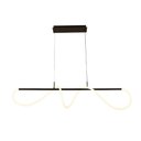 Ver imagem 1 de Pendente Led Moderno Taschibra Organic 28w Luz Quente 3000k Bivolt Preto