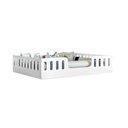 Ver imagem 1 de Cama Casal com Colchão Design Montessoriana Helo Branca + Luminária