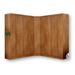 Guarda-roupa Modulado de Casal Safira 001 em Mdf com 9 Portas e 6 Gavetas Clic Móveis - 2