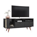 Ver imagem 2 de Rack para TV até 55 Polegadas 2 Gavetas 1 Arranhador e Espaço Pet Angorá 