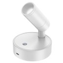Ver imagem 1 de Luminaria 3 Tons Led Arandela Bateria Recarregavel Usb Mesa Parede Cabeceira Leitura Quarto Sala Est