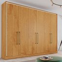 Ver imagem 1 de Guarda Roupa Casal 6 Portas 6 Gavetas - Argos-Peroba - Made Marcs