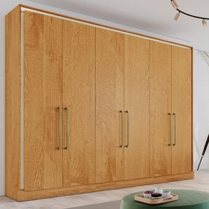 Guarda Roupa Casal 6 Portas 6 Gavetas - Argos-Peroba - Made Marcs
