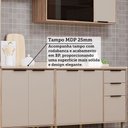 Ver imagem 6 de Cozinha Modulada Compacta 5 Peças com Espaço para Forno e Micro-ondas com Tampo Aspen Luciane Móveis