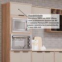 Ver imagem 3 de Cozinha Modulada Compacta 5 Peças com Espaço para Forno e Micro-ondas com Tampo Aspen Luciane Móveis