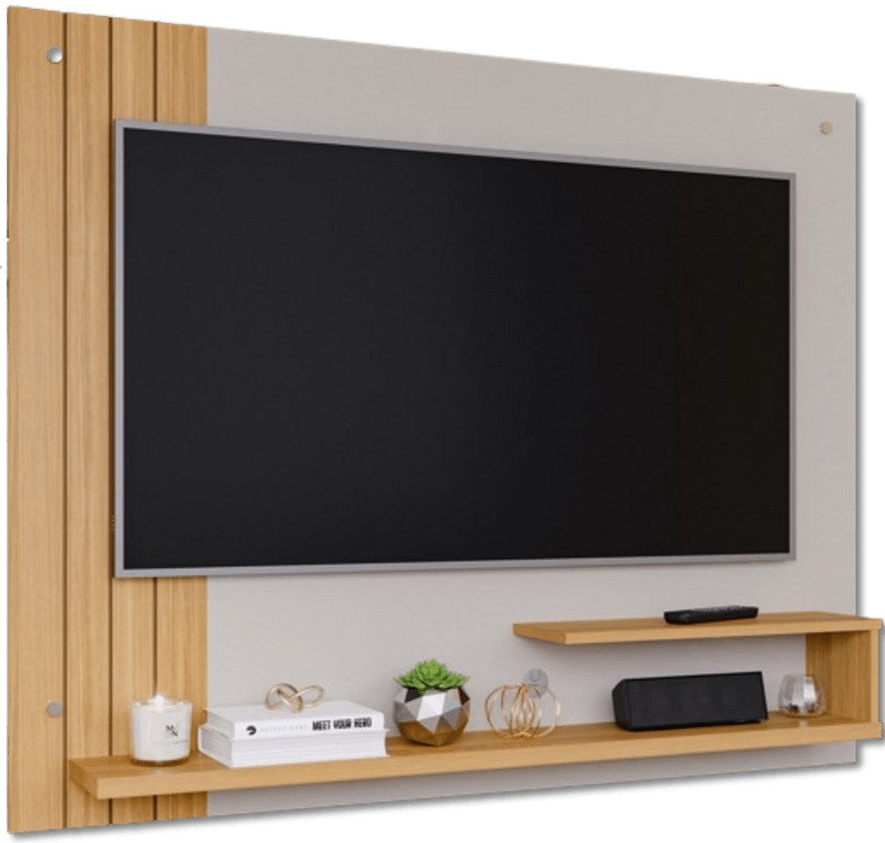 Painel para Tv até 50" Dunas Off White Nature Permóbili