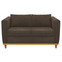 Ver imagem 7 de Kit Sofá 2 Lugares e 2 Poltronas Europa Suede Marrom - Am Decor