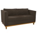 Ver imagem 6 de Kit Sofá 2 Lugares e 2 Poltronas Europa Suede Marrom - Am Decor