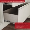 Ver mais imagens de Torre Quente 2 Fornos 1 Porta Basculante 2 Gavetas MDF Fineze Bege/Areia