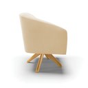 Ver imagem 7 de Cadeira Sala de Jantar Giratória Ma30 Kit 2 Stella Suede D03 - D'Rossi